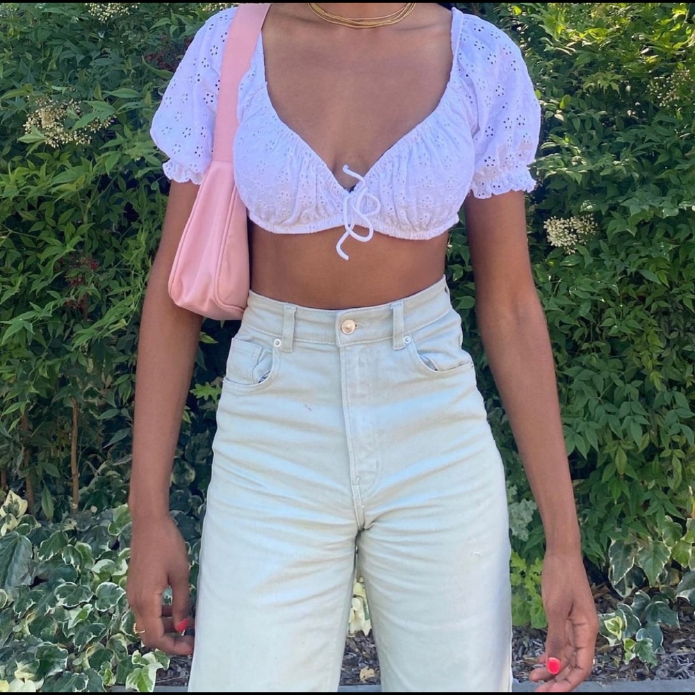 ASOS milkmaid crop top